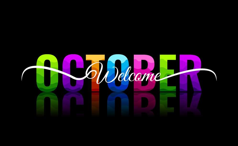  A. J. SCHMIDT OCTOBER CALENDAR & IMPORTANT DATES