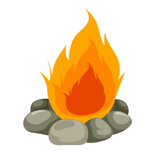  picture of campfire