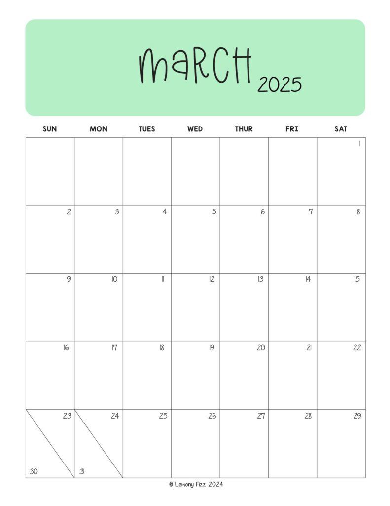  words "Hello March" with flowers