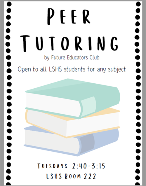 flyer announcing Tutoring